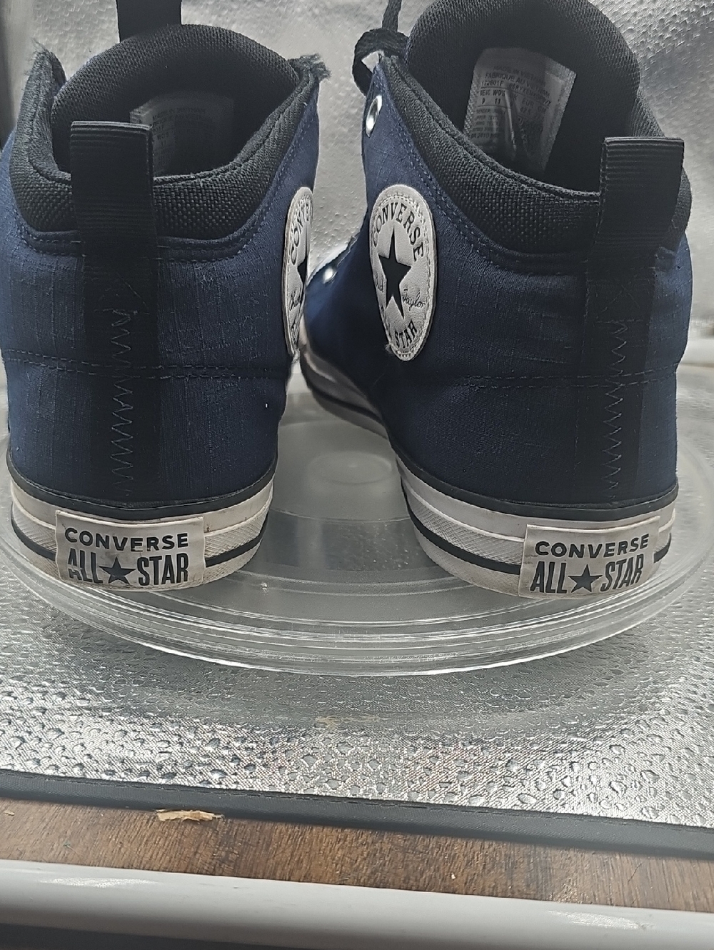 O All Stars Blue And White Converse - Picture 4 of 6